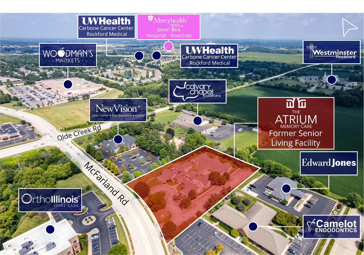 REIT Sale | The Atrium - Former Senior Living Facility | Rockford, IL